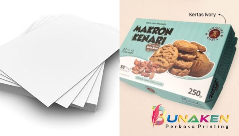 Contoh Kemasan Kertas Ivory 310 GSM