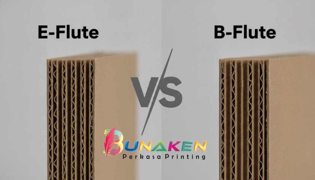 Perbedaan E-Flute vs B-Flute Mana untuk Mailer Box Kosmetik & Shipping Box?