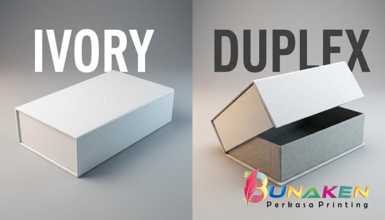 Perbedaan Kertas Ivory dan Duplex